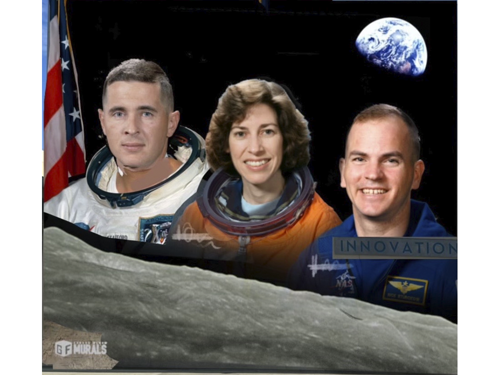 2025 Astronaut Mural Proof