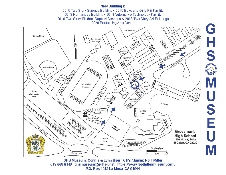 2020 map > Class of 1996 - Grossmont High School Museum