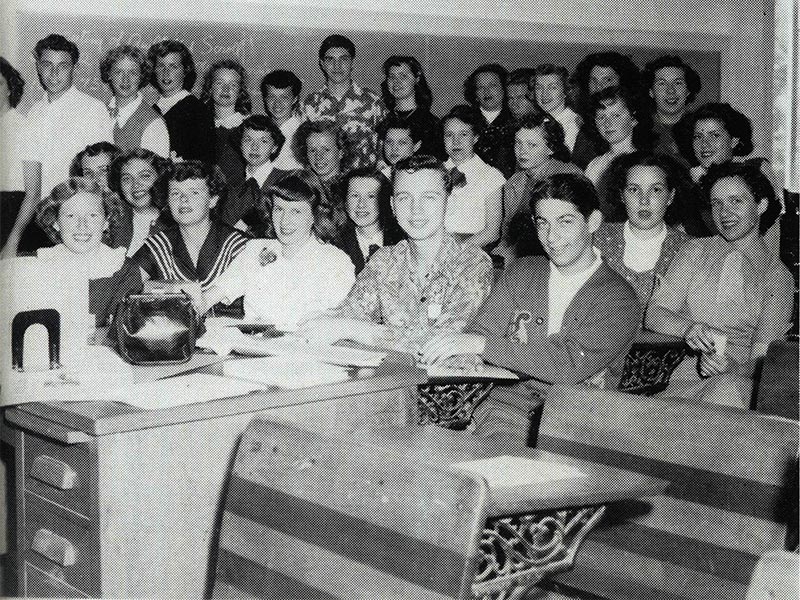 1951 English Classroom in 1937 Old Main