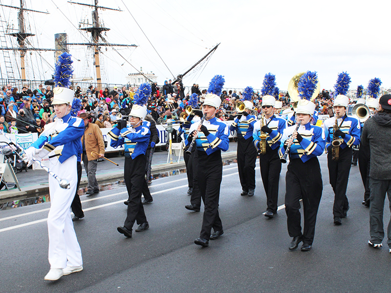 royal blue regiment > February 2022 - Marching Band on Parade - Grossmont High School Museum