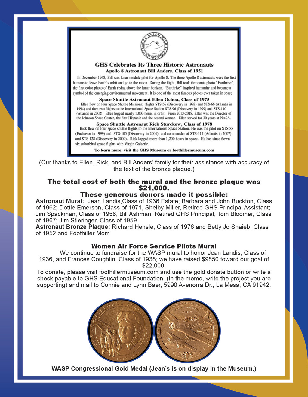 summer 2026 ghs newsletter