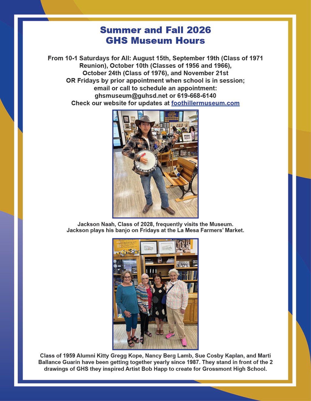 summer 2026 ghs newsletter