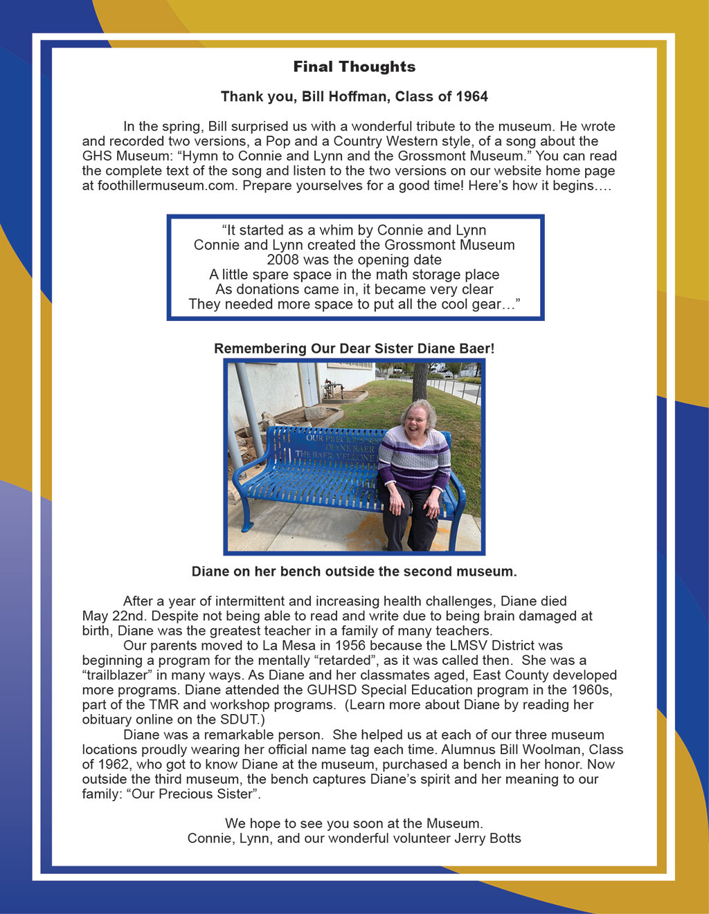 summer 2026 ghs newsletter